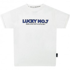 Lucky NO.7 T-shirt bright white